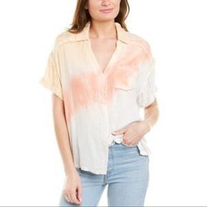 NEW Vintage Havana Tie Dye Button Down Shirt